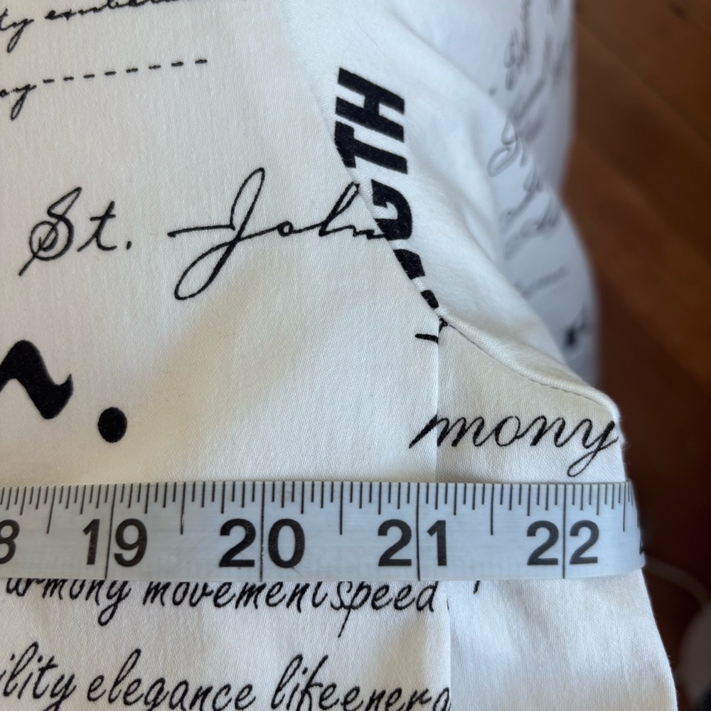 St. John Sport Jacket Women's Black White Script Bomber Full Zip Logo Lined Sz M - Picture 16 of 16